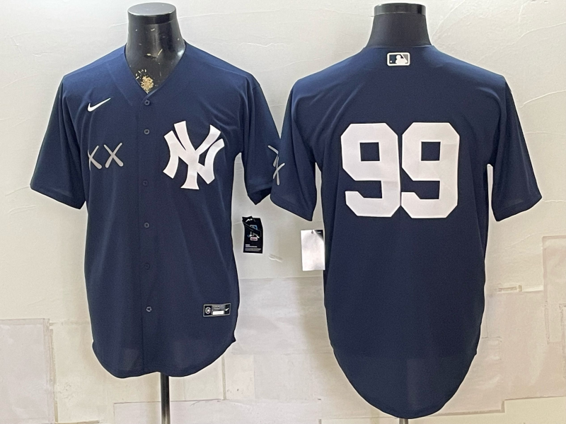 Men 2026 New York Yankees #99 Judge blue Nike MLB Jersey 0804001->new york yankees->MLB Jersey